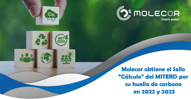 Molecor obtiene el Sello “Cálculo” del MITERD por su huella de carbono en 2022 y 2023