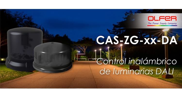 Nodos con Dali-2 para controlar alumbrado exterior