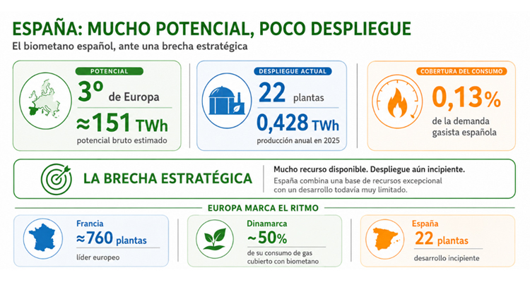 Potencial biometano España 2 - Tecnoinstalacion