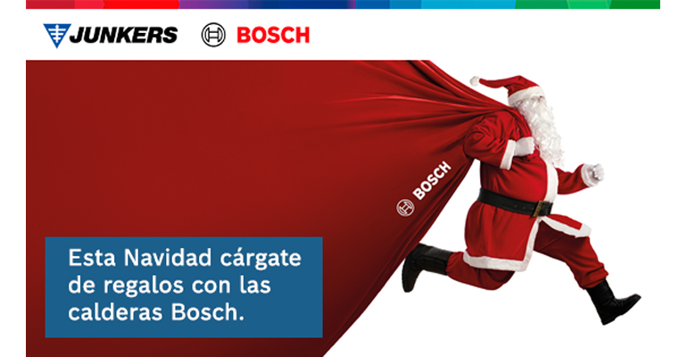 Bosch lanza su campaña navideña para instaladores profesionales con premios y recompensas por la instalación de calderas Condens