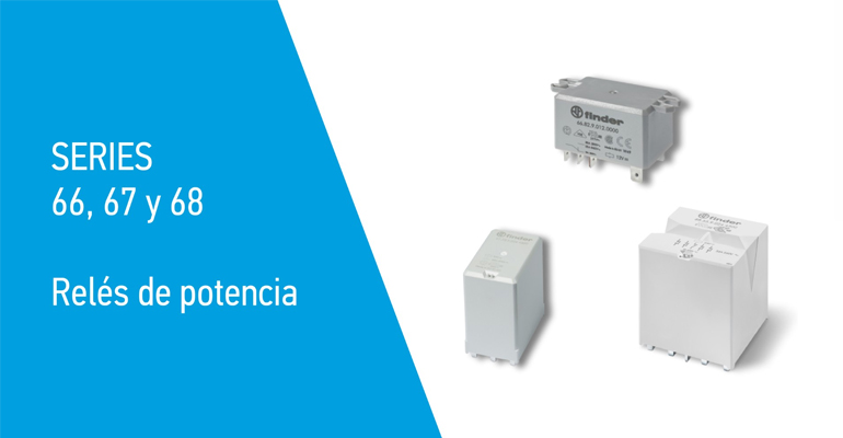 Reles potencia Finder - Tecnoinstalacion