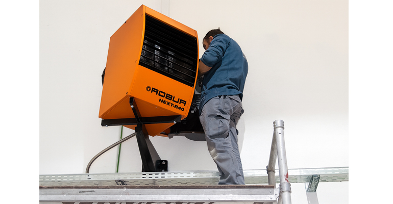 Calefacción modular y eficiente para entornos industriales