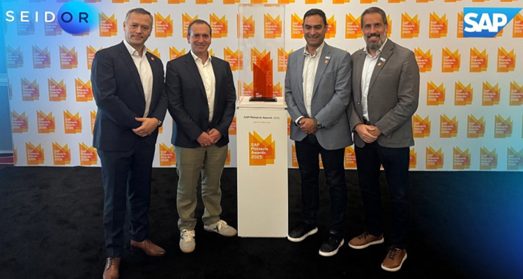 Seidor recibe el SAP Pinnacle Award 2025 por su desempeño en pequeñas empresas