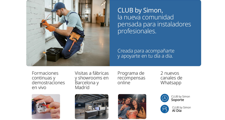 Simon promocion Club by Simon 2 - Tecnoinstalacion