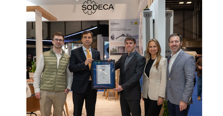 Sodeca obtiene certificación de prediseño sostenible de Aenor para su sede corporativa
