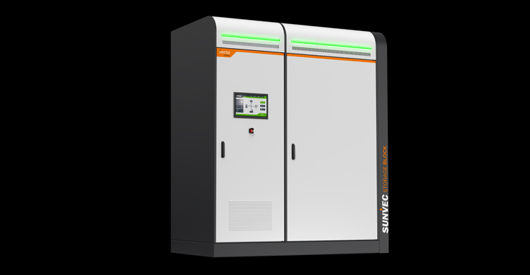 Vector Energy lanza Sunvec Storage Block, sistema BESS modular para aplicaciones C&I