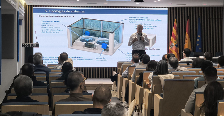 Tecna presenta soluciones de climatización industrial eficiente en jornada de Atecyr Aragón