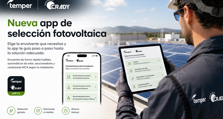 Aplicación para agilizar la selección de cuadros de protección fotovoltaica