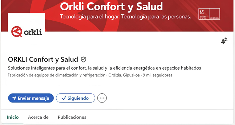 Orkli Linkedin - Tecnoinstalacion