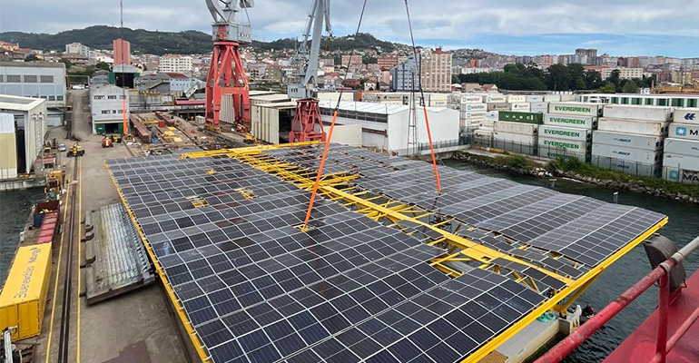 Plataforma fotovoltaica flotante - Tecnoinstalacion