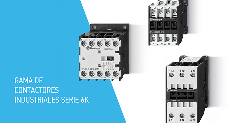 Serie 6k finder contactores industriales