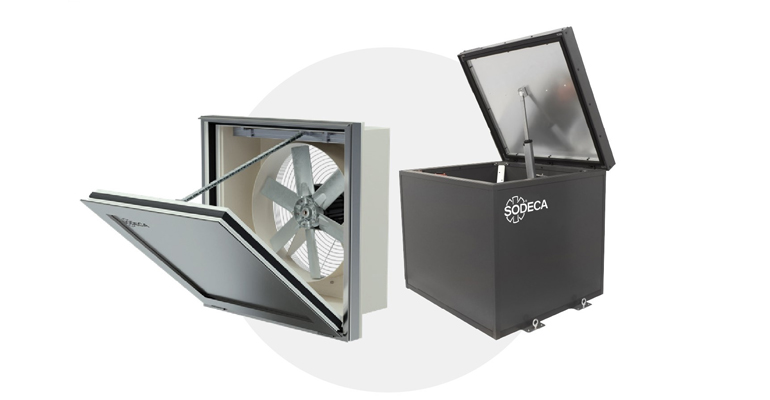 Sodeca Hatch evacuacion humo - Tecnoinstalacion