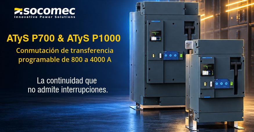 Conmutadores automáticos para reforzar la continuidad eléctrica de las instalaciones críticas