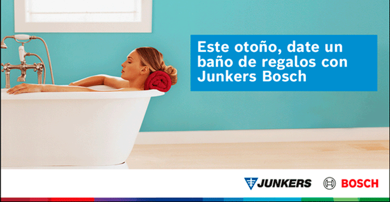 Instalar calentadores Junkers Bosch este otoño tiene premio