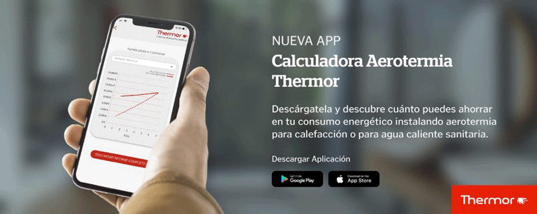 Thermor lanza su nueva app de cálculo energético para instalaciones de aerotermia