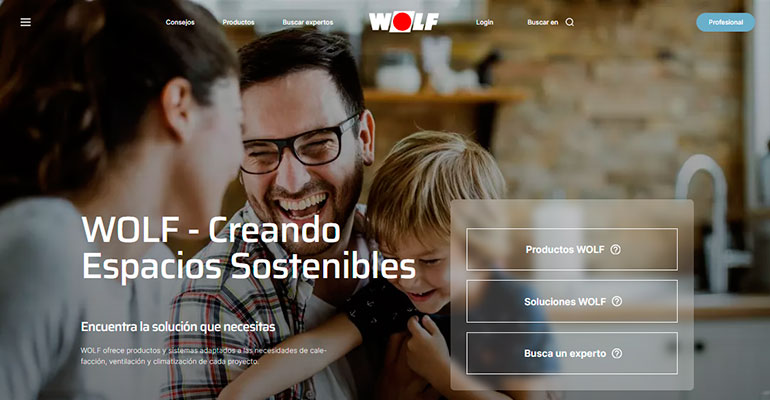 WOLF presenta su nueva página web, una propuesta de valor donde el cliente es el protagonista