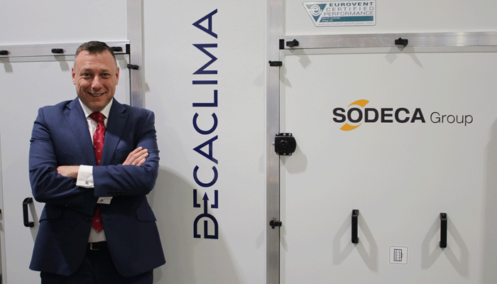 Sodeca Group presenta a su director de la Unidad de Negocio de HVAC, Iván Campos