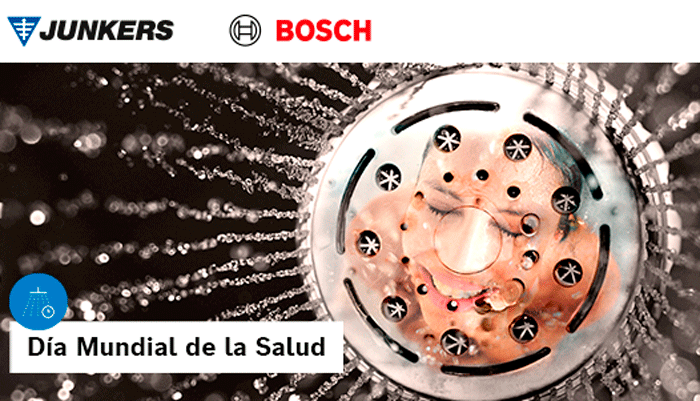 Junkers Bosch destaca los beneficios de una ducha de agua caliente