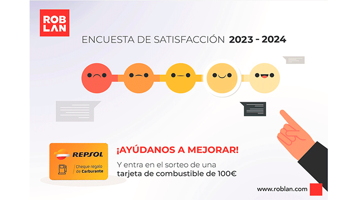 Roblan lanza una encuesta de satisfacción para analizar la opinión de sus clientes y profesionales de la iluminación