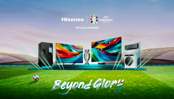 Cuenta atrás para la EURO 2024 y Hisense lanza su selección de productos para la celebración