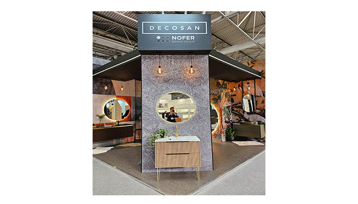 Nofer y Decosan marcan tendencia en la feria KBB de Birmingham y ganan el premio al mejor stand de baño