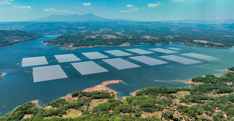 planta solar flotante