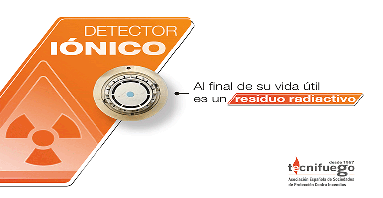 Retirada de detectores iónicos con garantía de un correcto tratamiento como residuo radiactivo