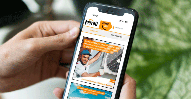 Ferroli actualiza y mejora su app Ferroli Pro