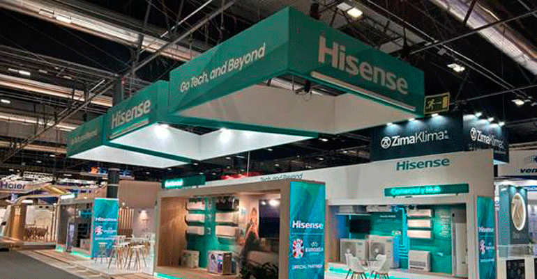 Hisense presenta sus soluciones de climatización más eficientes y sostenibles en C&R Madrid 2023