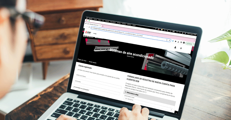 Mitsubishi Electric lanza su nueva e-shop de recambios oficiales para profesionales