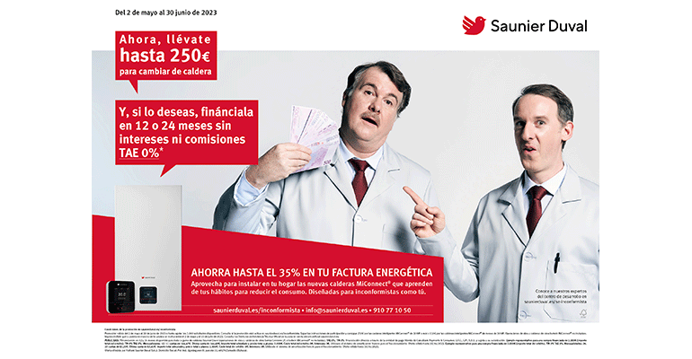 Nueva promoción calderas MiConnect de Saunier Duval