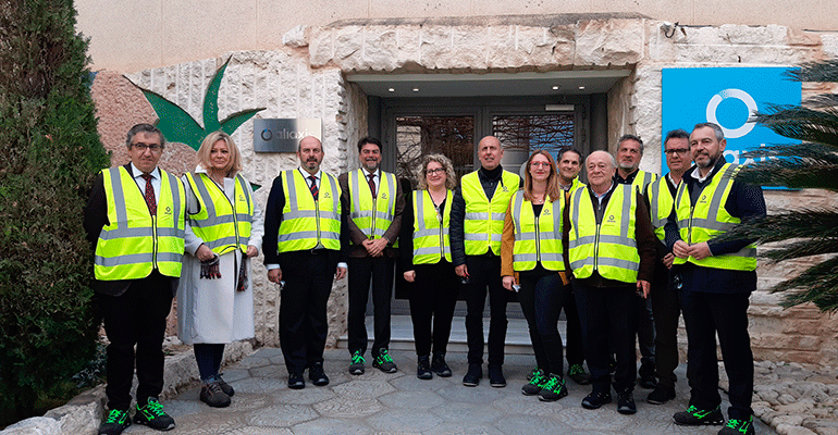 El alcalde de Alicante visita la planta de Aliaxis en el Polígono Las Atalayas